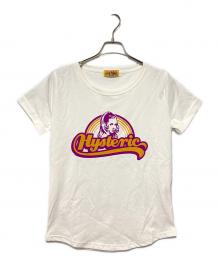 Hysteric Glamour（ヒステリックグラマー）の古着「LIVING IN THE RAINBOW Tシャツ」｜ホワイト