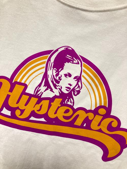 Hysteric Glamour（ヒステリックグラマー）Hysteric Glamour (ヒステリックグラマー) LIVING IN THE RAINBOW Tシャツ ホワイト サイズ:Fの古着・服飾アイテム