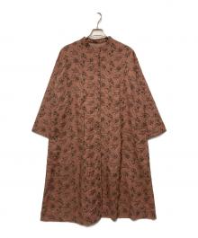 TSUHARU by samansa Mos2（ツハル バイ サマンサモスモス）の古着「隠れ草花総刺繍コート」｜ブラウン