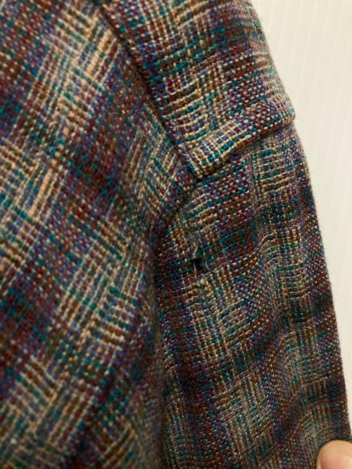 PENDLETON（ペンドルトン）PENDLETON (ペンドルトン) 70s オープンカラーチェックシャツ グレー サイズ:Lの古着・服飾アイテム