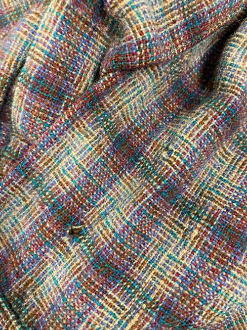 PENDLETON（ペンドルトン）PENDLETON (ペンドルトン) 70s オープンカラーチェックシャツ グレー サイズ:Lの古着・服飾アイテム