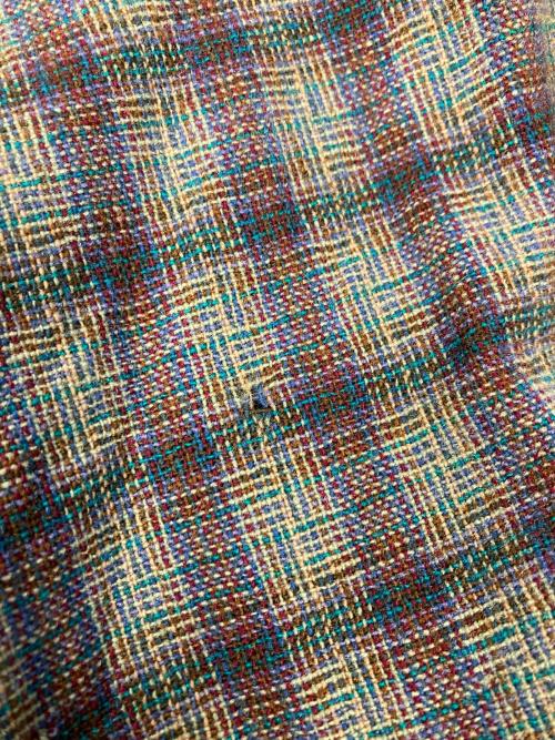 PENDLETON（ペンドルトン）PENDLETON (ペンドルトン) 70s オープンカラーチェックシャツ グレー サイズ:Lの古着・服飾アイテム