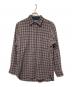 PENDLETON（ペンドルトン）の古着「70s オープンカラーチェックシャツ」｜グレー
