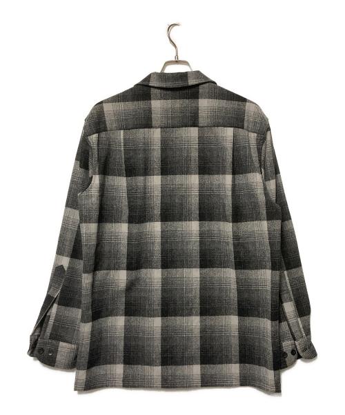 PENDLETON（ペンドルトン）PENDLETON (ペンドルトン) オリジナルボードシャツ / チェックシャツ グレー×ブラック サイズ:Mの古着・服飾アイテム