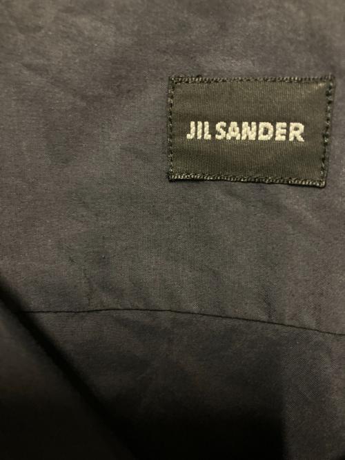 JIL SANDER（ジルサンダー）JIL SANDER (ジルサンダー) チェック切替オープンカラーシャツ グレー サイズ:41の古着・服飾アイテム