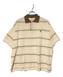 EVISEN SKATEBOARDS（エビセン スケートボード）の古着「BAMBI BORDER POLO SHIRT」｜クリーム