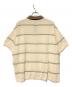 EVISEN SKATEBOARDS (エビセン スケートボード) BAMBI BORDER POLO SHIRT クリーム サイズ:L：7000円