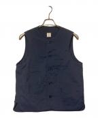 aranアラン）の古着「ナイロンベスト」｜ネイビー