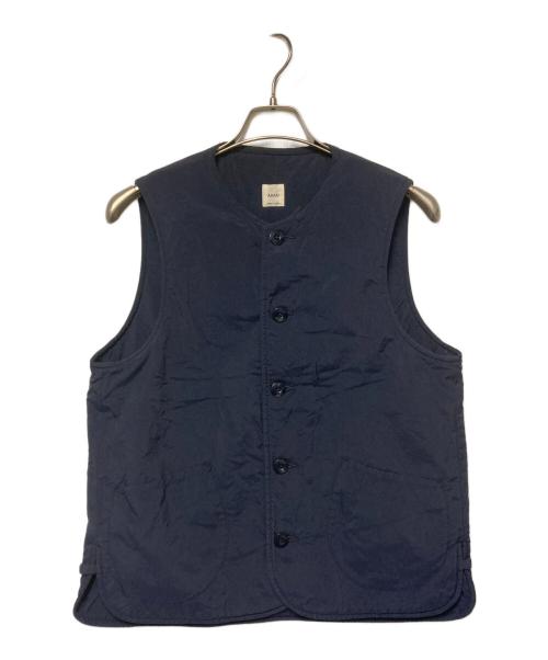 aran（アラン）aran (アラン) ナイロンベスト ネイビー サイズ:2の古着・服飾アイテム