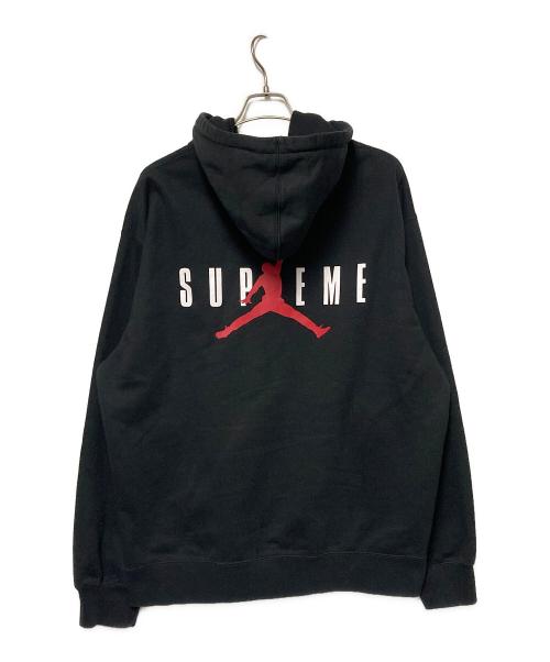 SUPREME（シュプリーム）SUPREME (シュプリーム) JORDAN (ジョーダン) 24FW Hooded Sweatshirt ブラック サイズ:Lの古着・服飾アイテム