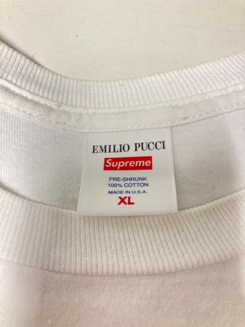 SUPREME（シュプリーム）SUPREME (シュプリーム) Emilio Pucci (エミリオ プッチ) 21SS Box Logo Tee ホワイト サイズ:XLの古着・服飾アイテム