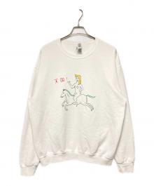 WACKO MARIA（ワコマリア）の古着「クルーネックスウェット / 世界平和プロジェクト」｜ホワイト