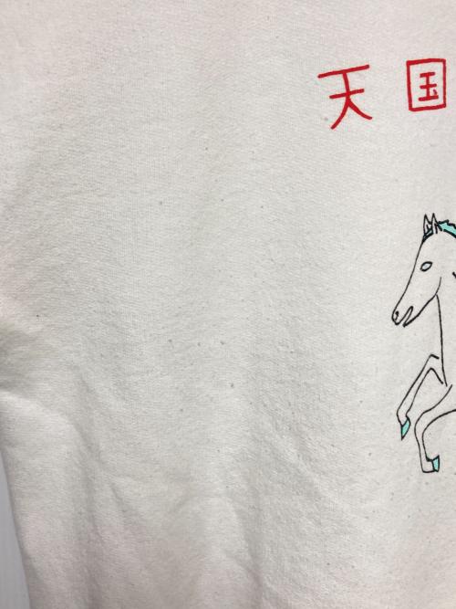 WACKO MARIA（ワコマリア）WACKO MARIA (ワコマリア) クルーネックスウェット / 世界平和プロジェクト ホワイト サイズ:Lの古着・服飾アイテム