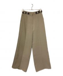 UNITED TOKYO（ユナイテッドトーキョー）の古着「アシメマルチテキスチャーパンツ」｜ベージュ