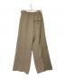 UNITED TOKYO (ユナイテッドトーキョー) アシメマルチテキスチャーパンツ ベージュ サイズ:4：9000円