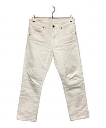 YCHAI（イカイ）の古着「スリムテーパードデニムパンツ」｜ホワイト