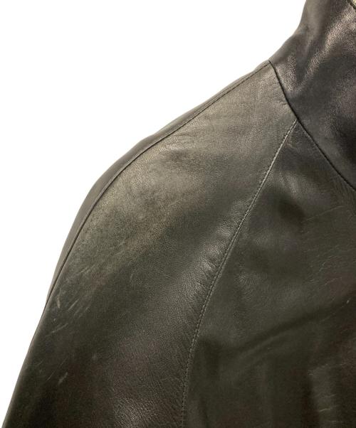 Salvatore Ferragamo（サルヴァトーレ フェラガモ）Salvatore Ferragamo (サルヴァトーレ フェラガモ) リバーシブルレザーコート ブラック サイズ:50の古着・服飾アイテム