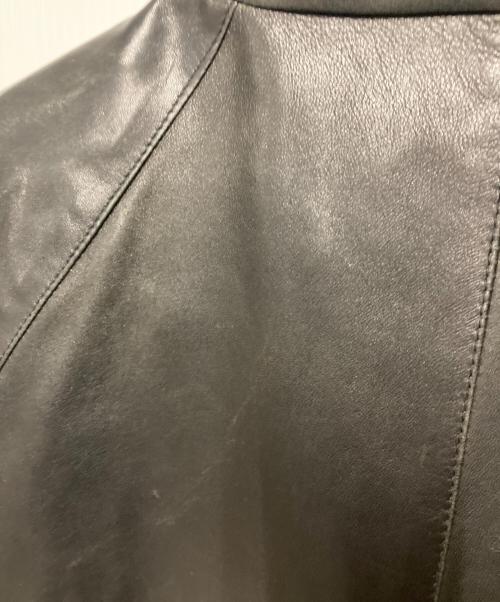 Salvatore Ferragamo（サルヴァトーレ フェラガモ）Salvatore Ferragamo (サルヴァトーレ フェラガモ) リバーシブルレザーコート ブラック サイズ:50の古着・服飾アイテム