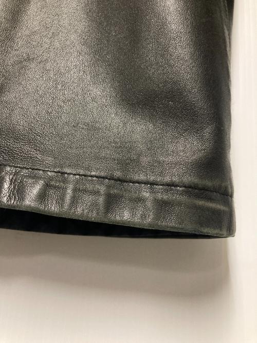 Salvatore Ferragamo（サルヴァトーレ フェラガモ）Salvatore Ferragamo (サルヴァトーレ フェラガモ) リバーシブルレザーコート ブラック サイズ:50の古着・服飾アイテム