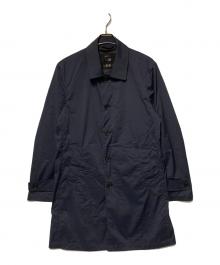 BLACK LABEL CRESTBRIDGE（ブラックレーベル クレストブリッジ）の古着「ナイロンステンカラーコート」｜ネイビー