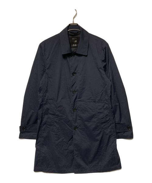 BLACK LABEL CRESTBRIDGE（ブラックレーベル クレストブリッジ）BLACK LABEL CRESTBRIDGE (ブラックレーベル クレストブリッジ) ナイロンステンカラーコート ネイビー サイズ:Lの古着・服飾アイテム