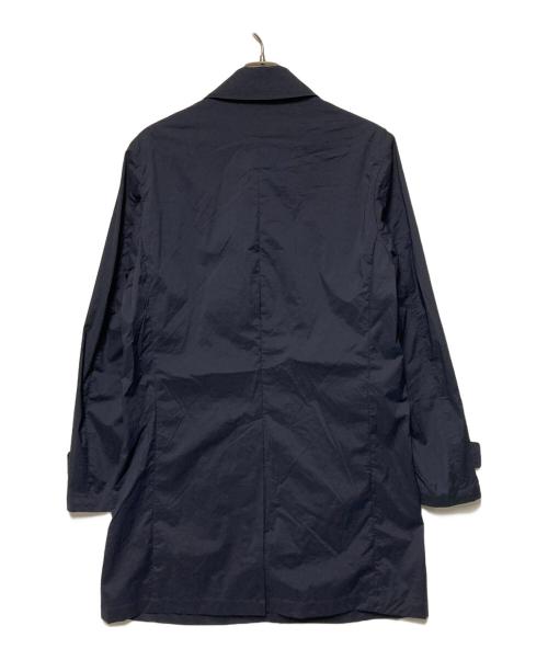BLACK LABEL CRESTBRIDGE（ブラックレーベル クレストブリッジ）BLACK LABEL CRESTBRIDGE (ブラックレーベル クレストブリッジ) ナイロンステンカラーコート ネイビー サイズ:Lの古着・服飾アイテム