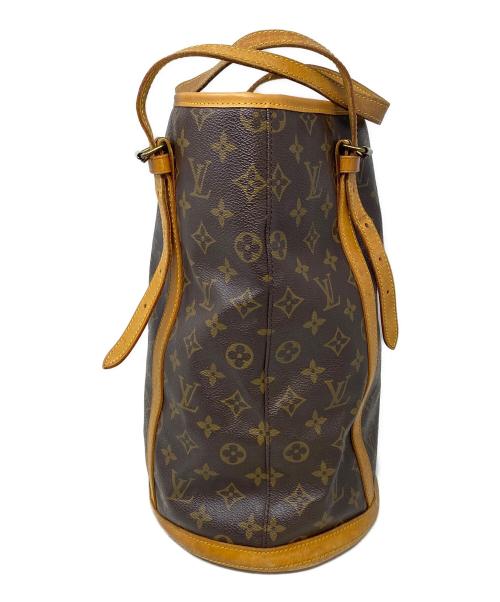 LOUIS VUITTON（ルイ ヴィトン）LOUIS VUITTON (ルイ ヴィトン) バケットGM ストラップひび割れ・各所スレ・サビヨゴレ有の古着・服飾アイテム