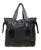 PORTERポーター）の古着「HEAT /ナイロントートバッグ」｜ブラック