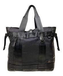 PORTER（ポーター）の古着「HEAT /ナイロントートバッグ」｜ブラック