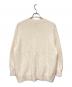 UNITED ARROWS (ユナイテッドアローズ) フォックスカシミヤポケットニットカーディガン ホワイト×ベージュ サイズ:F：10000円