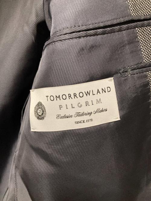 TOMORROW LAND PILGRIM（トゥモローランド ピルグリム）TOMORROW LAND PILGRIM (トゥモローランド ピルグリム) 2Bセットアップスーツ グレー サイズ:48の古着・服飾アイテム