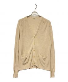 OLD JOE & Co.（オールドジョー）の古着「Vネックコットンカーディガン」｜アイボリー