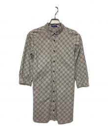 BURBERRY BLUE LABEL（バーバリー ブルー レーベル）の古着「チェックシャツワンピース」｜マルチカラー