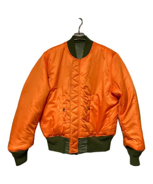 ALPHA（アルファ）ALPHA (アルファ) リバーシブルMA-1ジャケット グリーン サイズ:Mの古着・服飾アイテム