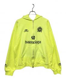 BALENCIAGA（バレンシアガ）の古着「24SS Soccer Paris Zip-Hoodie」｜イエロー