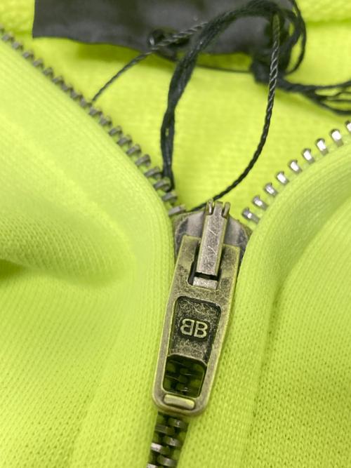 BALENCIAGA（バレンシアガ）BALENCIAGA (バレンシアガ) 24SS Soccer Paris Zip-Hoodie イエロー サイズ:XSの古着・服飾アイテム