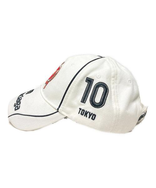 BALENCIAGA（バレンシアガ）BALENCIAGA (バレンシアガ) 24SS Paris Soccer Cap ホワイト サイズ:Lの古着・服飾アイテム