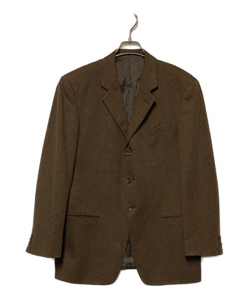 ARMANI COLLEZIONI（アルマーニ コレツィオーニ）ARMANI COLLEZIONI (アルマーニ コレツィオーニ) 3Bテーラードジャケット ブラウン サイズ:38の古着・服飾アイテム