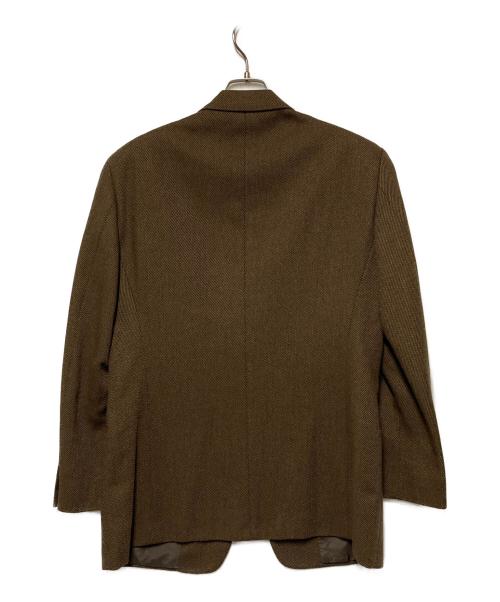 ARMANI COLLEZIONI（アルマーニ コレツィオーニ）ARMANI COLLEZIONI (アルマーニ コレツィオーニ) 3Bテーラードジャケット ブラウン サイズ:38の古着・服飾アイテム
