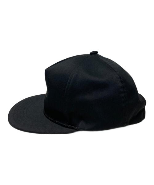 WTAPS（ダブルタップス）WTAPS (ダブルタップス) 23SS MILITIA CAP / ツイル トラッカーキャップ ブラックの古着・服飾アイテム