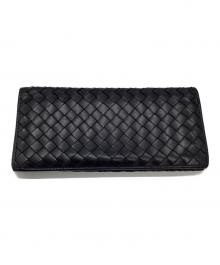 BOTTEGA VENETA（ボッテガベネタ）の古着「長財布」｜ブラック