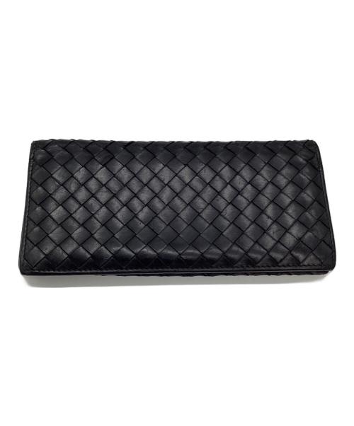 BOTTEGA VENETA（ボッテガベネタ）BOTTEGA VENETA (ボッテガベネタ) 長財布 ブラックの古着・服飾アイテム
