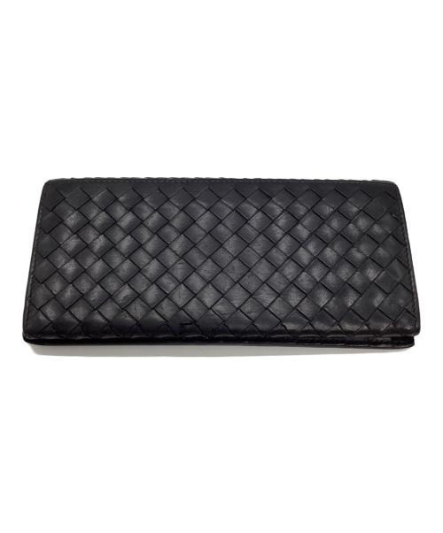 BOTTEGA VENETA（ボッテガベネタ）BOTTEGA VENETA (ボッテガベネタ) 長財布 ブラックの古着・服飾アイテム