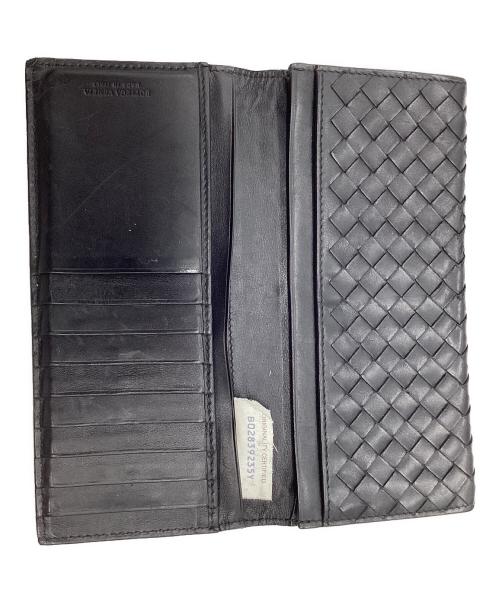 BOTTEGA VENETA（ボッテガベネタ）BOTTEGA VENETA (ボッテガベネタ) 長財布 ブラックの古着・服飾アイテム