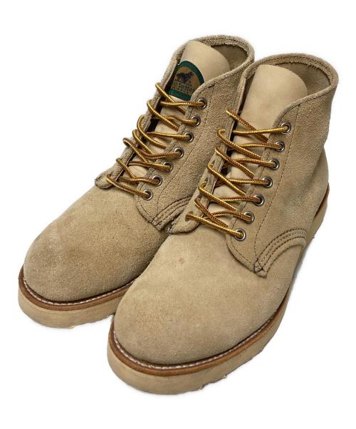 RED WING（レッドウィング）RED WING (レッドウィング) スウェードレースアップブーツ / アイリッシュセッター ベージュ サイズ:7 1/2Eの古着・服飾アイテム