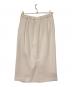 INED (イネド) アシンメトリータックスカート ベージュ サイズ:11 未使用品：8000円