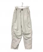 山と道ヤマトミチ）の古着「5ポケットワイドパンツ」｜ライトグレー