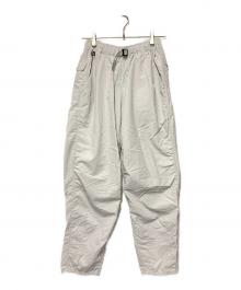山と道（ヤマトミチ）の古着「5ポケットワイドパンツ」｜ライトグレー