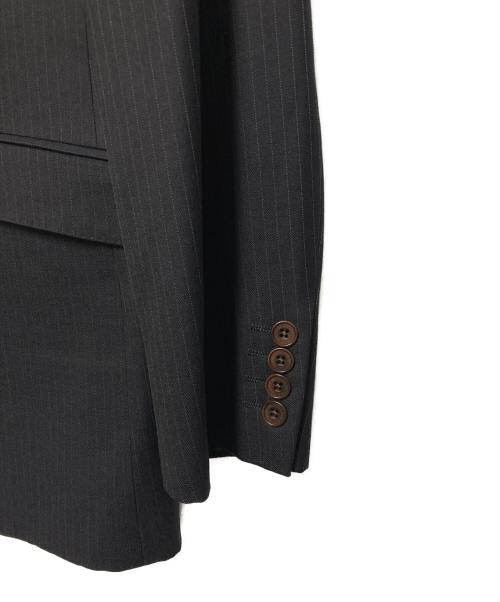 BURBERRY BLACK LABEL（バーバリーブラックレーベル）BURBERRY BLACK LABEL (バーバリーブラックレーベル) ストライプ2Bセットアップスーツ ネイビー サイズ:38Rの古着・服飾アイテム