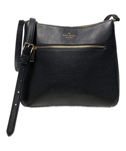 Kate Spade（ケイトスペード）Kate Spade (ケイトスペード) レナ / レザーショルダーバッグ ブラックの古着・服飾アイテム